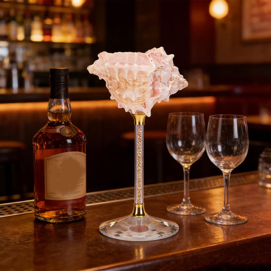 Zee    Beker Gepolijste Kelk Zee  Ontwerp Elegante Koude Drankbeker Tafeldecoratie