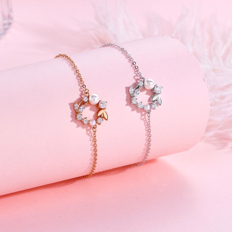 Original Pearl Garland Bracelet for Women Niche Exquisite and High-end Sensual Mori Ins Style Jewelry for Women