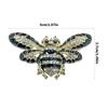 Fashionable Crystals Bees Brooch Sturdy Alloy Enamel Pin for Party Supplies Dresses and Elegant Attire Decoration