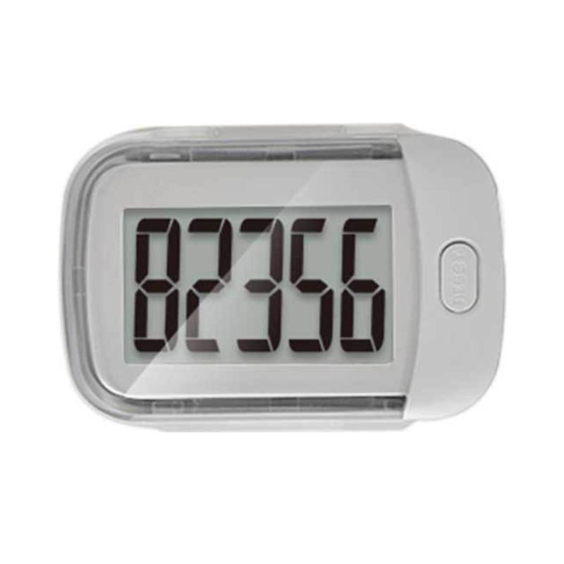 Digital Step Trackers Single Touch Operation Pedometer Step Counter With Large LCD Screen For Walking Running Activity