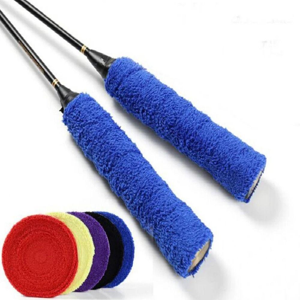 Anti-Slip Tennis Towel Hand Grip Colourful Over Grip Tape Fishing Rod Wrap Strap  Sport Activities
