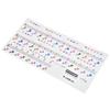 Piano Keys Sticker Set for 61 Keyboard Avtakbart for nybegynnere Transparent