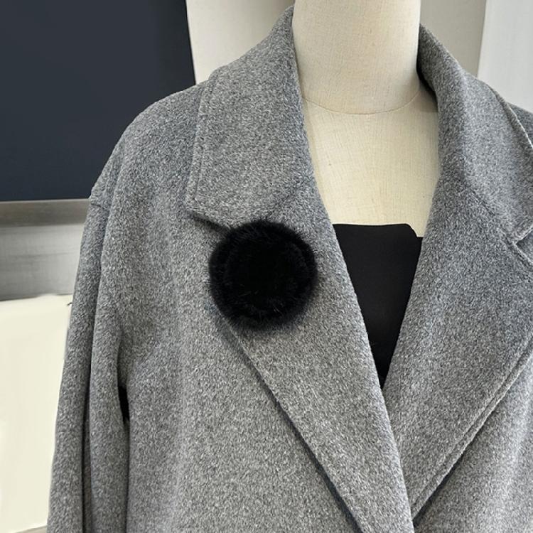 Imitation Nerz Plüsch Blume Brosche Anstecknadel Geeignet für Geschäftstreffen Soziale Zusammenkünfte und Festliche Feiern