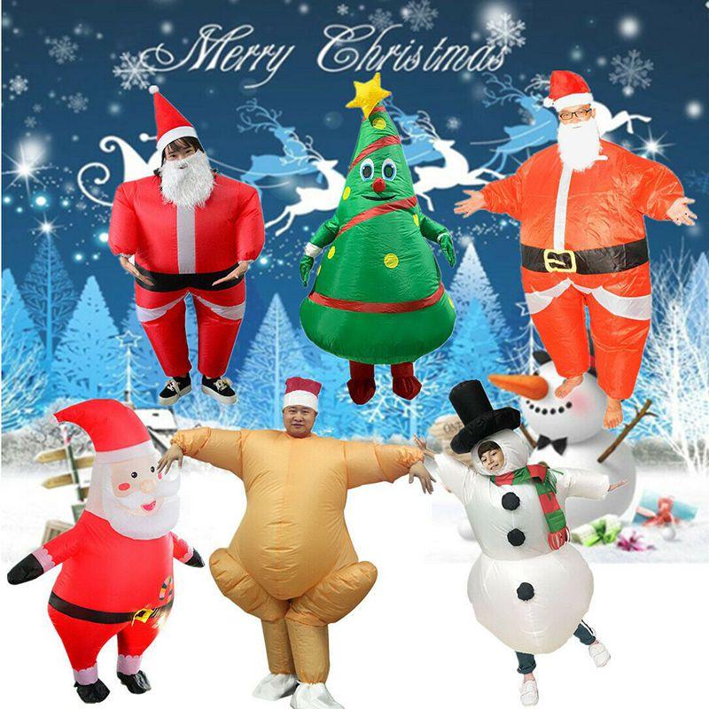 Hilarious Unisex Christmas Adult Inflatable Fancy Dress Costume For Parties And Events