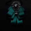 Hanbone Mens Formal Shirt With Multilayer Butterfly Bow Tie For Elegant Wedding Attire
