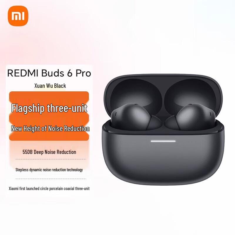 

Xiaomi Redmi Buds 6 Pro True Wireless Noise-Cancelling Earbuds