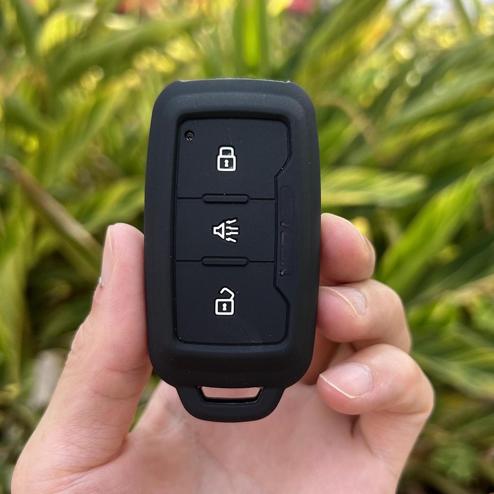 

Silicone Car Key Cover Case Shell for Chery Jetour X70 X90 X95 2020 2021 2022 Remote Keyless Accessory Car-Styling Holder чорний