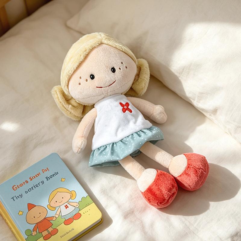 Schattige Prinsessenjurk Meisje Speelgoed Metgezel Pluche Professionele Kleding Pop Begeleidende Speelgoedjes Voor Meisjes Verjaardagscadeau Kerst Decoratie 28cm