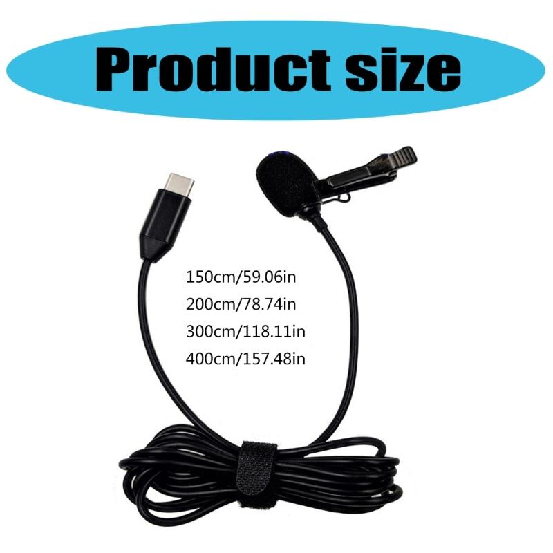 Omnidirectional Lavaliers Lapel Microphones for Insta 360 One X4 Action Cameras, 360 Degree Sound Pickup