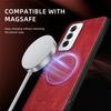 For OPPO Reno 12 12 Pro PU Leather Magnetic Ring Soft Edge Anti-Drop Anti-Fingerprint Phone Case