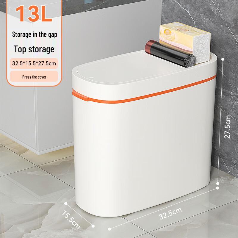 

Zuozhou 13L Flip-Lid Narrow Gap Trash Can