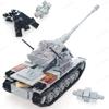 Militärischer Emir Kranvagn Schwerer Panzer Baustein Zusammenbau Moc WW2 Figuren König der Berge Waffen Modell Kindergeschenk Jungen Spielzeug