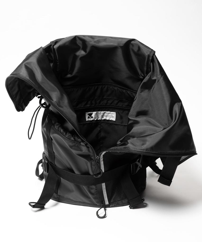 Body Bag RICO Unit Roll Top Mountain Bag BLACK [Machiavellic] (019)