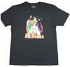 Inuyasha Adult New TShirt  Group Above Staring Ahead Over Name Pic