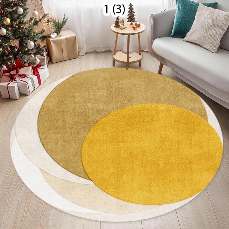 Modern Light Luxury Round Carpet Lounge