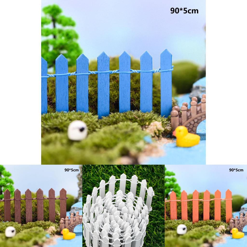 Mini Diy Wood Fence For Miniature Plant Decor And Landscape Crafts**