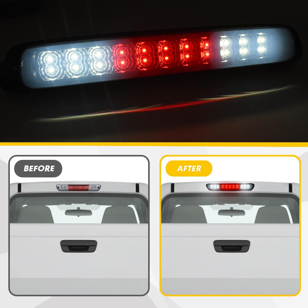For Chevy Colorado GMC Canyon 2004-2012 Rear Third 3rd Stop Brake Lights Reverse Cargo Lamp DRL High Mount Pickup Taillight
