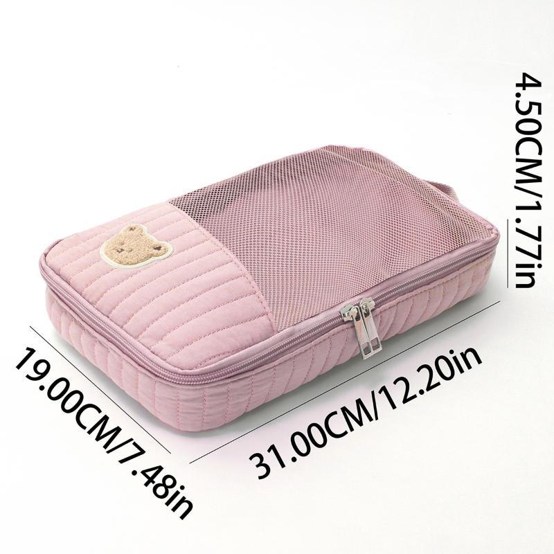 Cute Stroller Hanging Diaper Bag With Separate Storage For Baby Clothes And Diapers For Travel Change And Washing Use
