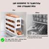 Automatic Rolling Egg Rack Space-Saving Refrigerator Side Door Egg Rack
