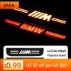 BXA1 Car Sticker Car Brake Tail Light Logo Acrylic Projection Board Top Auto Emblem For X1 X2 X3 X5 X4 X6 X7 G30 G20 G32 G11 G12