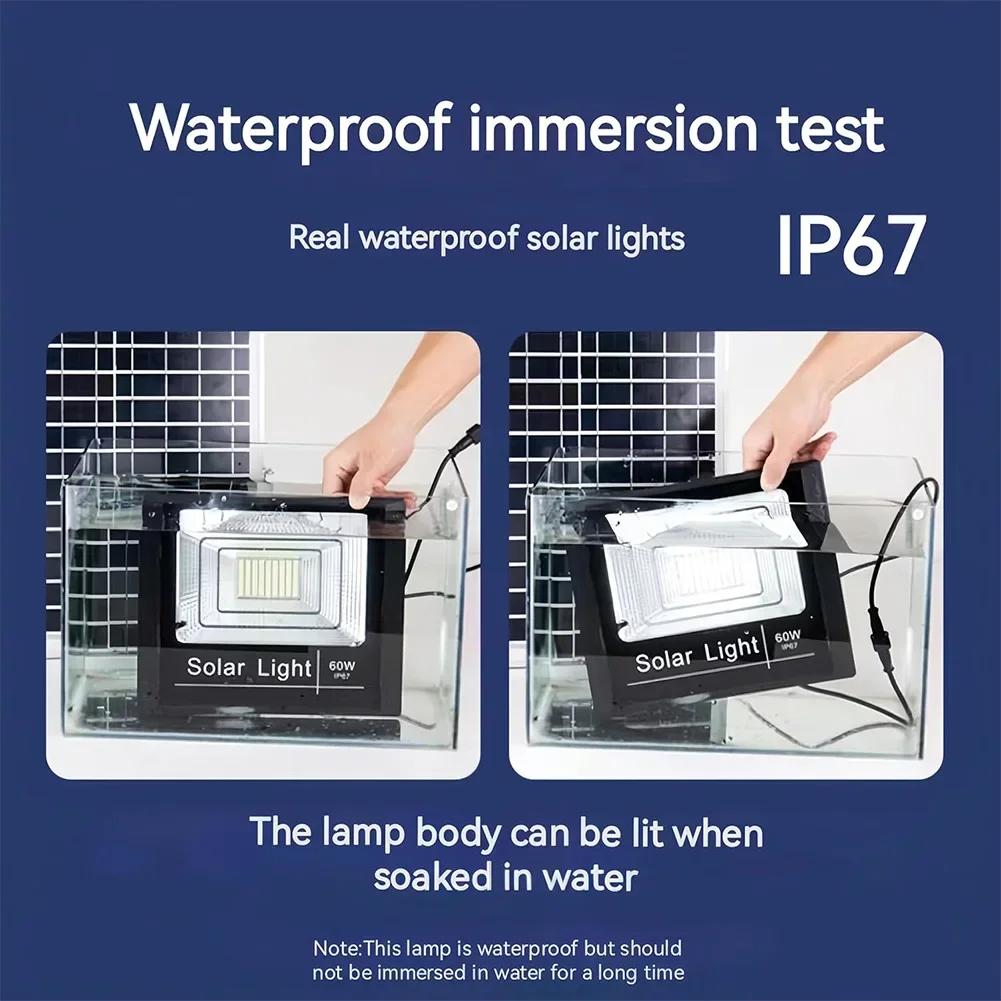 30-500W Solar Flood Lights with Remote Control Outdoor IP67 Waterproof Solar Powered Spotlight Solar Reflector Wall Lamps Hot