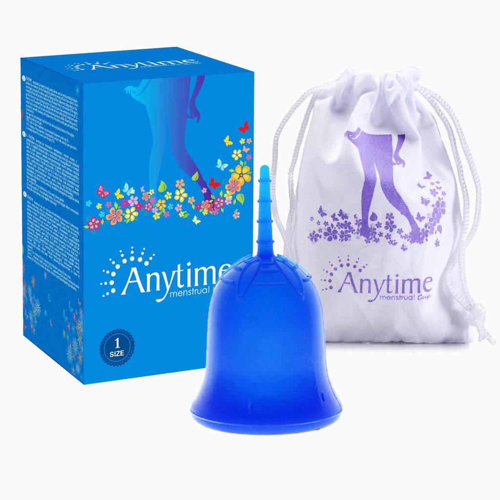 Anytime Silicone Menstrual Cup Sanitary Napkin Alternative