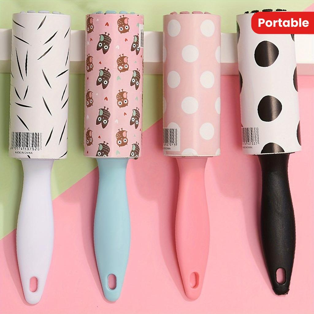 Mini Portable Cloth Lint Rollers - Effortless To Use, No Battery Required, Easy To Tear, Compact Design - Perfect for Daily Cleaning