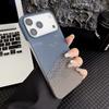 Slim Smooth-touch Frameless Carbon Fiber Texture Case For IPhone 17Pro Max Air 16E 15 14 13 12 Plus Water Ripple Anti-Drop Cover