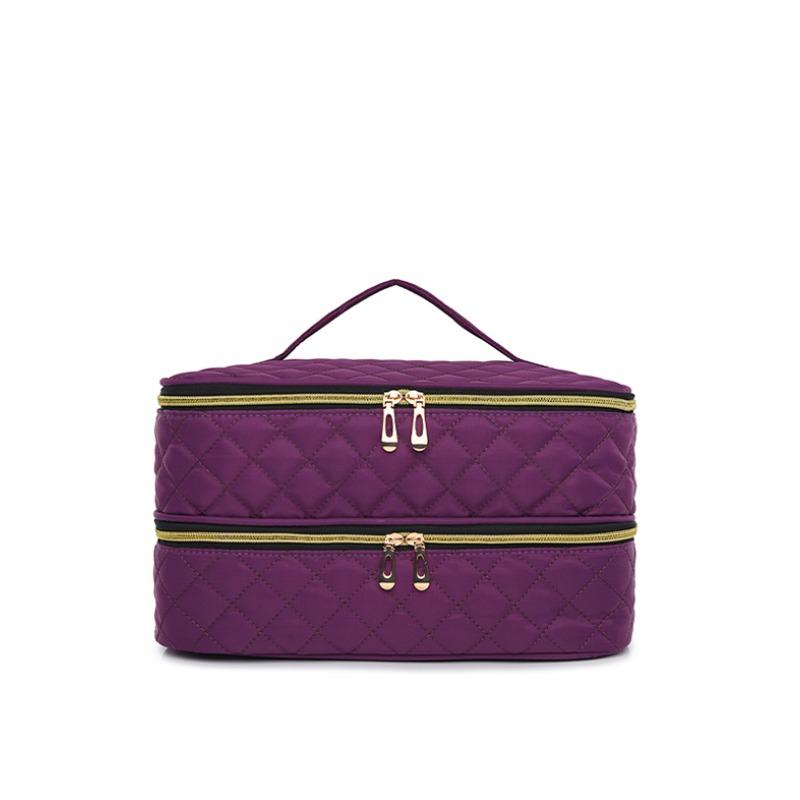 40 Grids Nail Polish Storage Bag Essential Oil Case Portable Cosmetic Large Handbag Organizer with Handle for Travel Nail salon