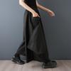 DIMANAF 2026 Summer Plus Size Women Long Pants Black Fashion Loose Trousers Big Size Casual Bottoms Pants Skirts