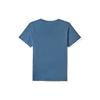 T Shirts Men's Blue Crew Neck Moderate Straight Fit A2B86288