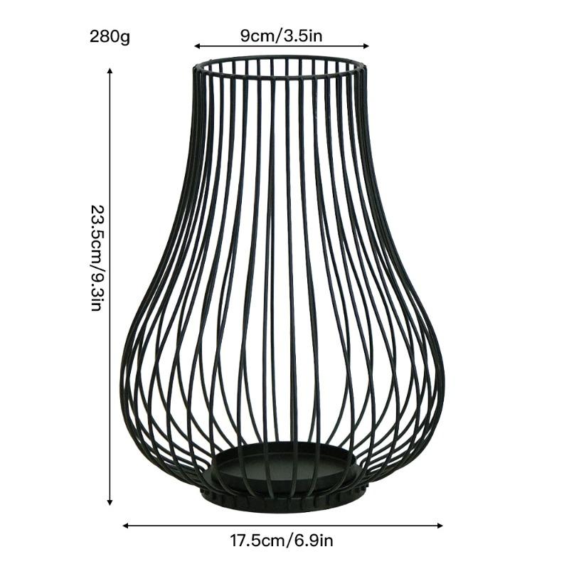 Iron Candlestick Ornaments, Romantic Decorations for Living Room Dining Tables, and Home Romantic Display Arrangements