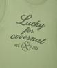 COVERNAT WOMAN Clover Lettering T-Shirt Sage Green