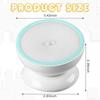 Motion Sensor Night Light Small Cordless LED Puck Light with Rotating Base Magnetic Battery Operated Cruise Night Light Portable Cruise Ship Essential
