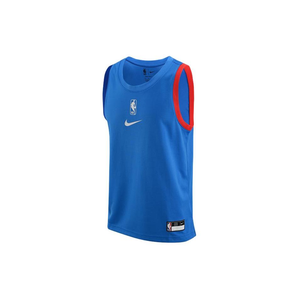 New Nike x NBA Tank Tops Men's Light Clear Blue DR2275-435