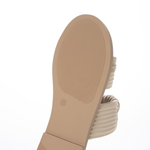 Carino CAST44090 Women's Beige Sandals, Size 23.5 cm