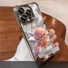 Crystal Rose Suitable for Iphone16 IPhone Case 15 High-end Sense 14promax Electroplated Flash Powder 13 Transparent