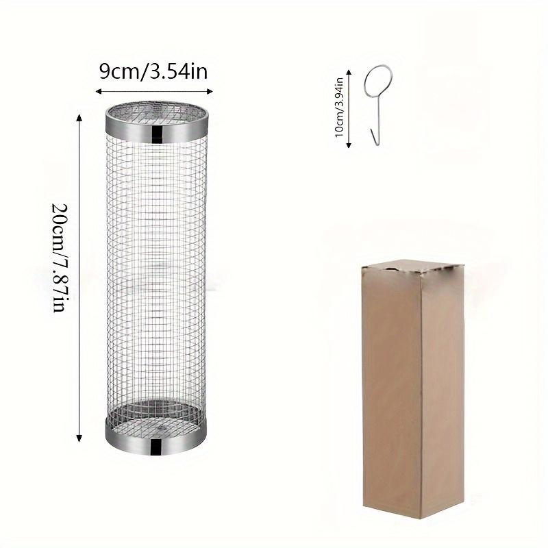 

Набор для барбекю из нержавеющей стали - Корзина для шашлыка, Вилки и Крючки - Портативный набор для приготовления на открытом воздухе для Кемпинга, Пикников, Заднего двора