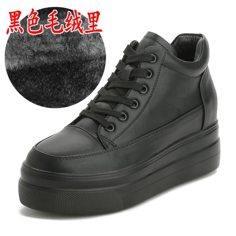 Autumn new women's shoes platform heightening and leisure sports student women's shoes