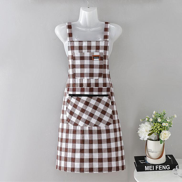Cotton Kitchen Apron: Breathable, Stylish, Dirt-resistant & Durable Workwear for Women, Ideal for Home Cooking & Photography