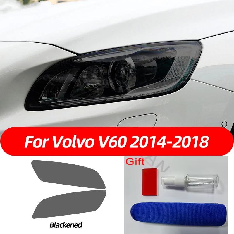 Rauchschwarzer TPU-Aufkleber Transparente Scheinwerfer-Schutzfolie Für Volvo XC40 XC60 XC90 S60 S90 V60 V90 2014- Zubehör