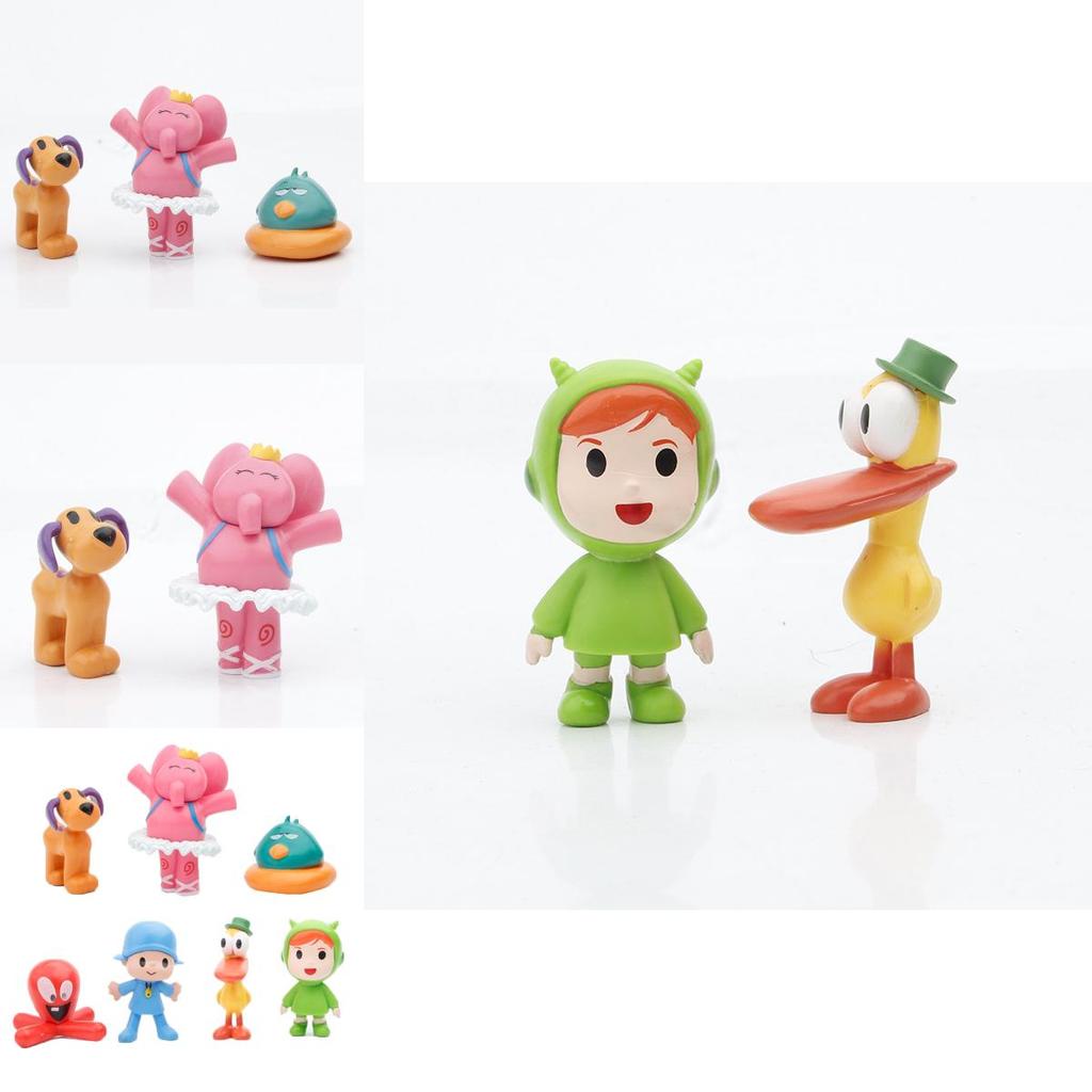 Adorable 7pcs Pocoyo Action Figures Zinkia Miniatures Perfect For Cake Decoration