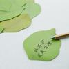 Creative Simulation Leaf Notebook Marker Sticker Memo Pad Sticky Note Paper Gift