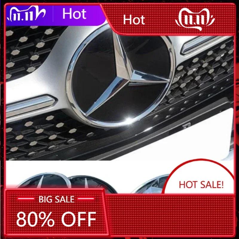 For Mercedes Benz 3D ABS Logo The Front Grille Star Logo Badge Mirror Bottom for Mercedes-Benz W166 X205 GLC200 GLC260 GLC300 GL