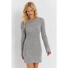 Women's Burgundy Spanish Sleeve Knitwear Mini Dress Yv273