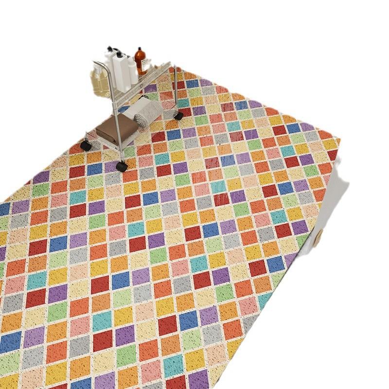 Hollow Bathroom Silk Ring Non-Slip And Wear-Resistant Bath Shower Room Anti-Drop And Dirt-Resistant Easy To Take Care Of Floor Mat Can Be Cut Carpet