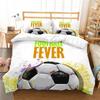 Set Letto 2/3 Pezzi Copripiumino di Alta Qualità Design Unico Stampa 3D Calcio Set Copripiumino con Cuscino