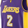 Nike NBA Sport Basketball Trikot Fan Edition 17-18 Saison Los Angeles Lakers Lonzo Ball Nr.. 2 Herren Tops Lila 864483-506