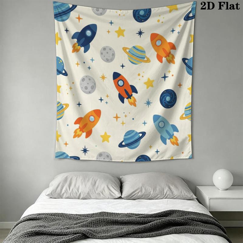 Cute Cartoon Wall Tapestry Aesthetic Wall Hanging Printed Fabric Blanket Decorative Tapestries for Bedroom Living Room Home Decor