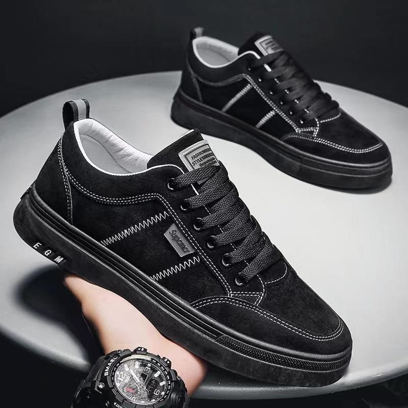 Men's Shoes Spring Labor Protection Waterproof Versatile Casual Work Shoes Thick Soled Men's Board Shoes 2025 New Edition